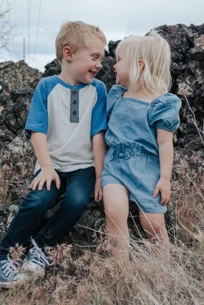 Brad’s niece and nephew