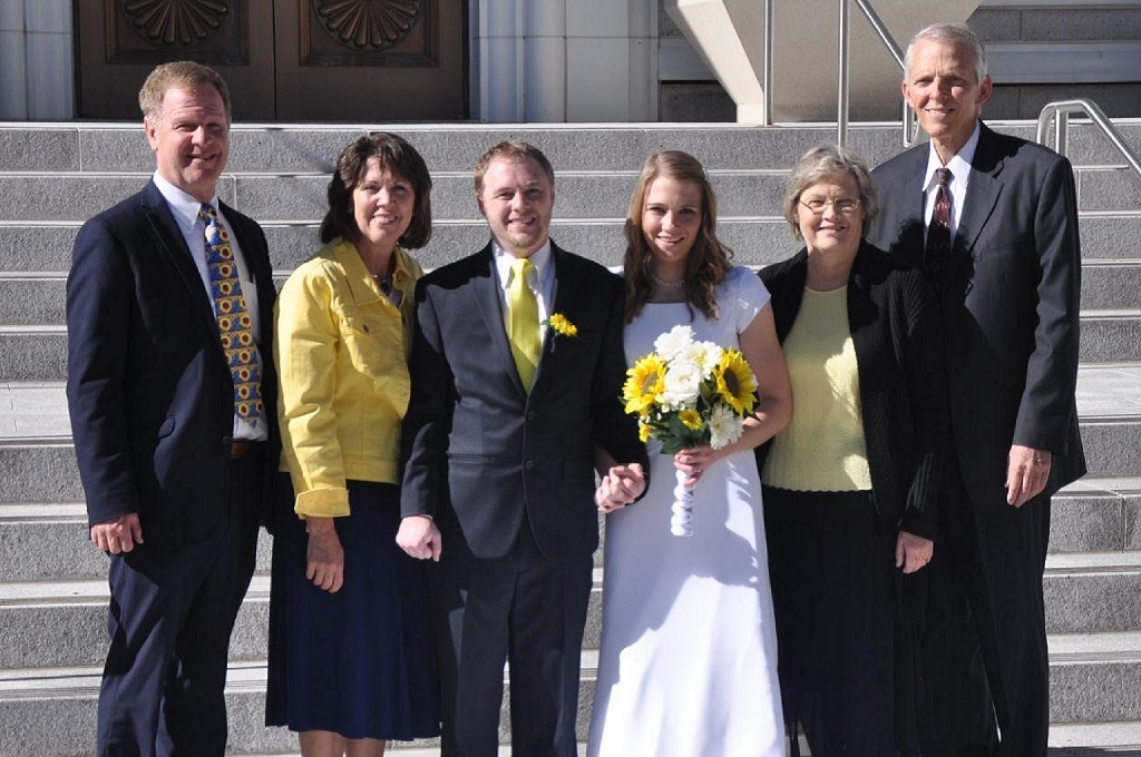 Brad, Sarah, and parents